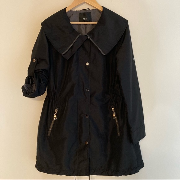 Mossimo Supply Co. Jackets & Blazers - Mossimo Supply Co Black (Hoodless) Wind Rain Utility Jacket Large
